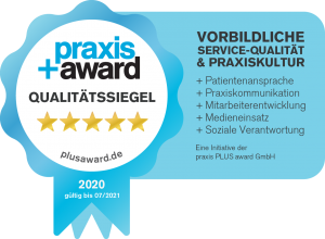 PraxisPlusAward Qualitaetssiegel Praxis Schöler + Werner